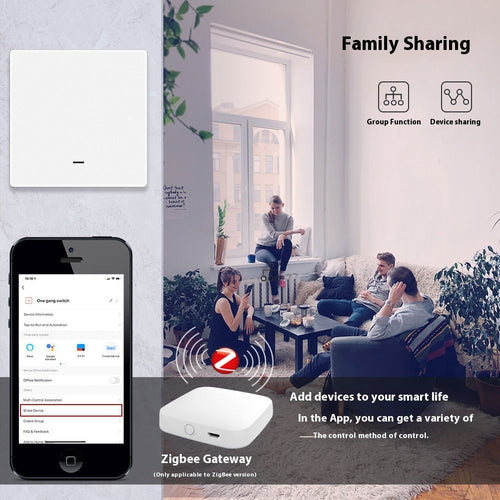 Graffiti Zigbee Smart Switch - SyncYourHome