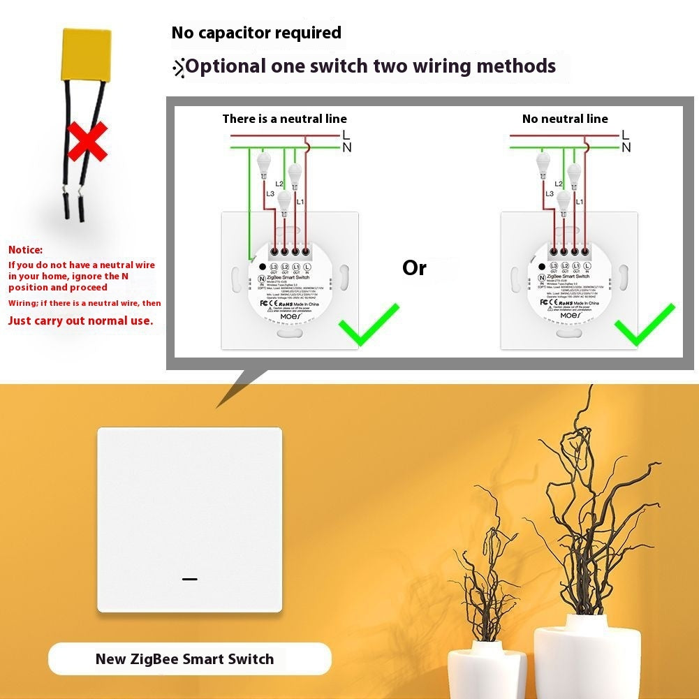 Graffiti Zigbee Smart Switch - SyncYourHome