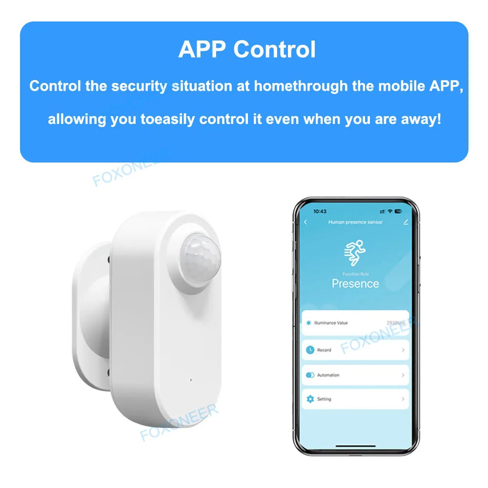 Tuya Zigbee Human Presence Detector (On Battery) - SyncYourHome