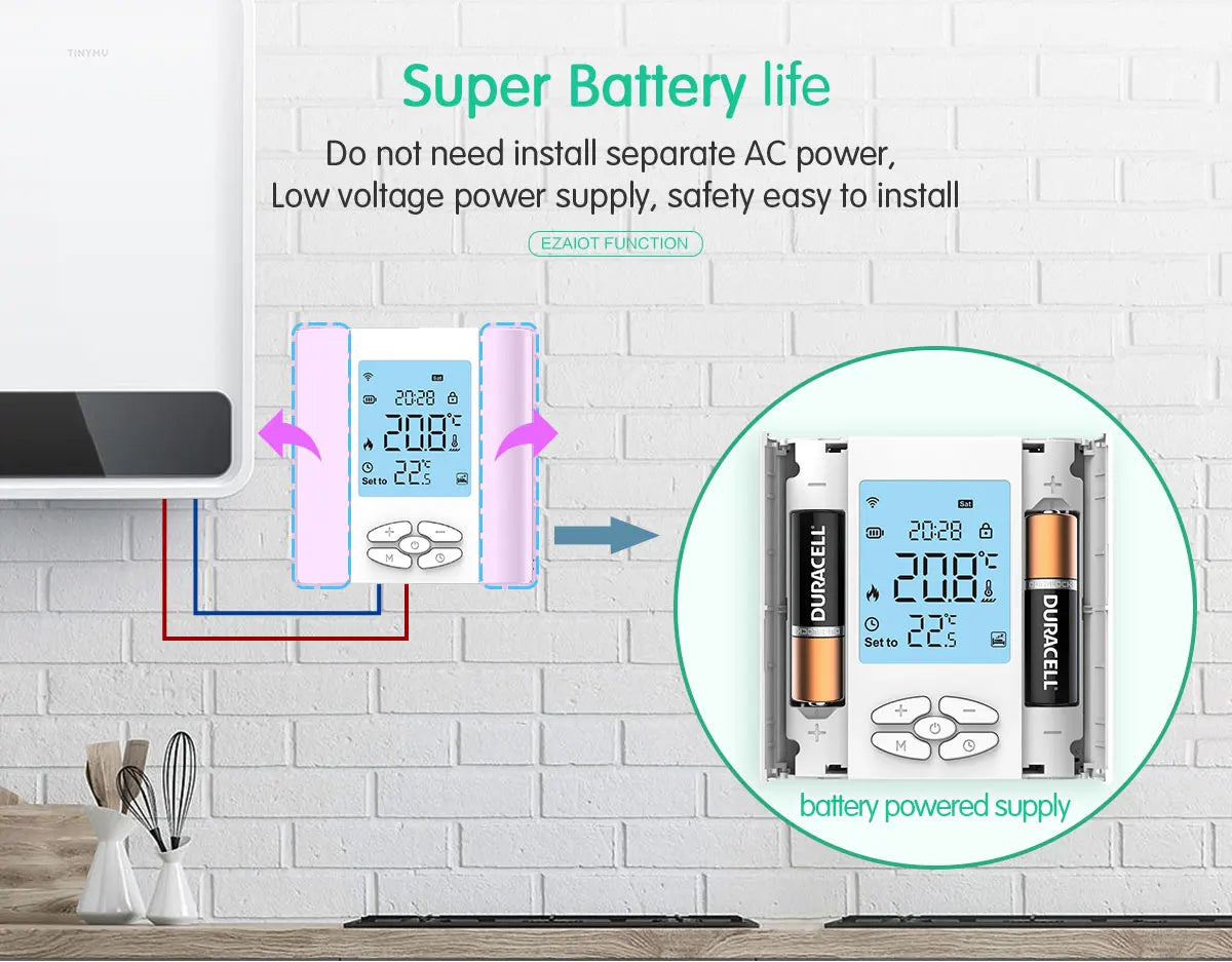 ZigBee Battery-Powered Thermostat - SyncYourHome