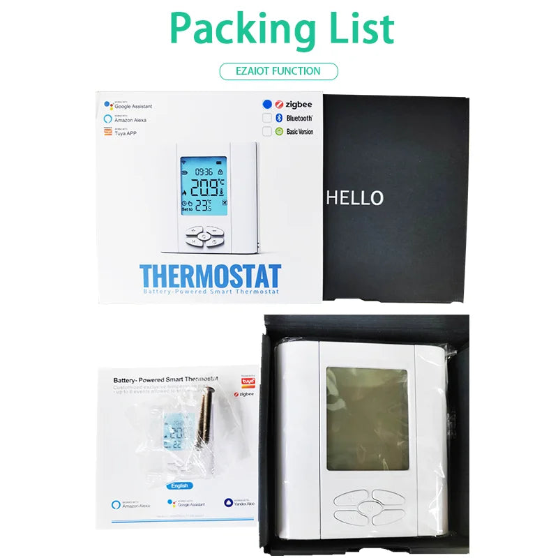 ZigBee Battery-Powered Thermostat - SyncYourHome