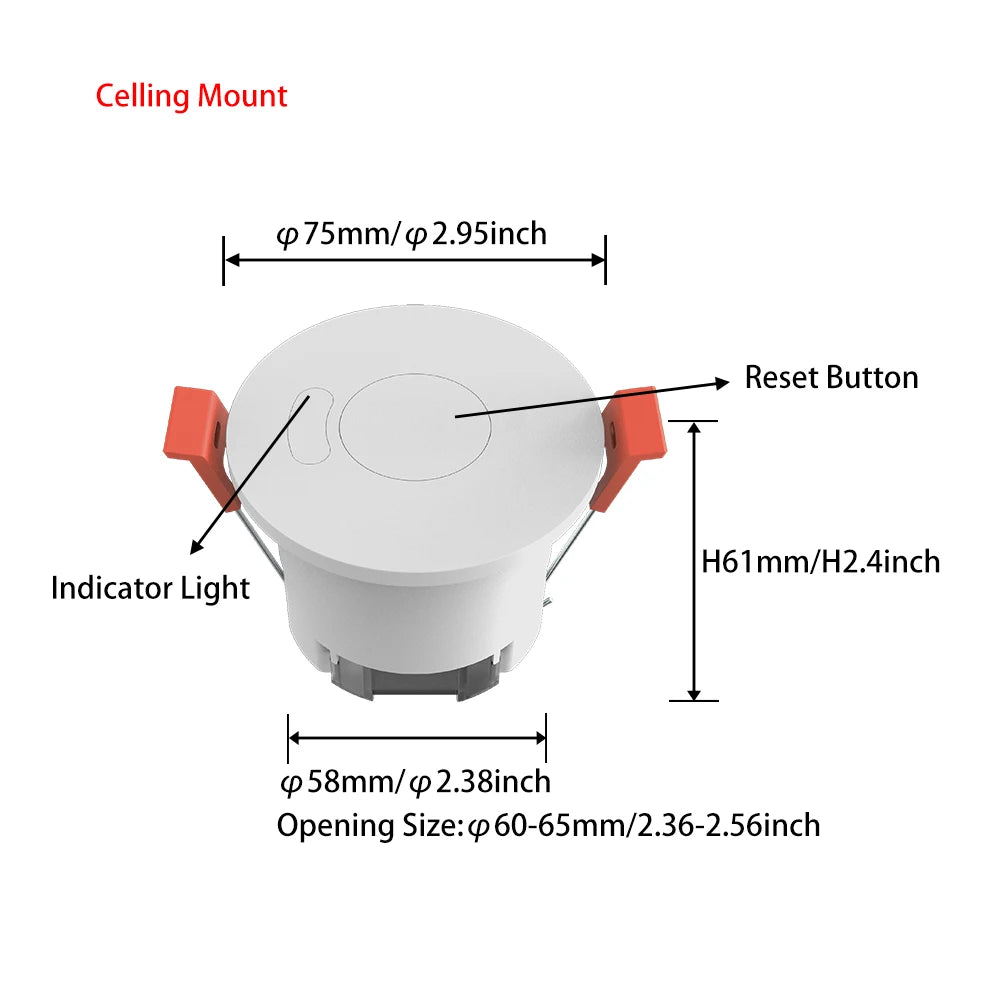 ZigBee 5.8G/24G MmWave Radar (Wenzhi) - SyncYourHome