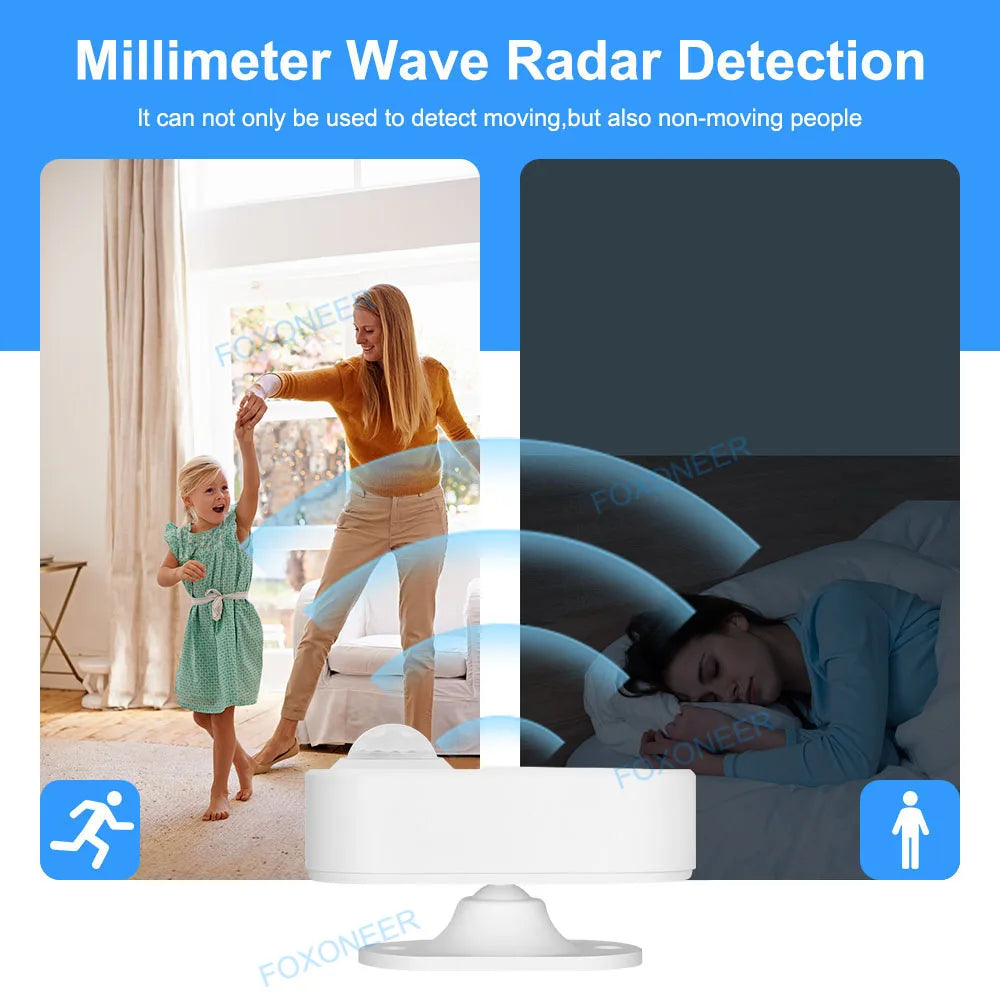 Tuya Zigbee Human Presence Detector (On Battery) - SyncYourHome