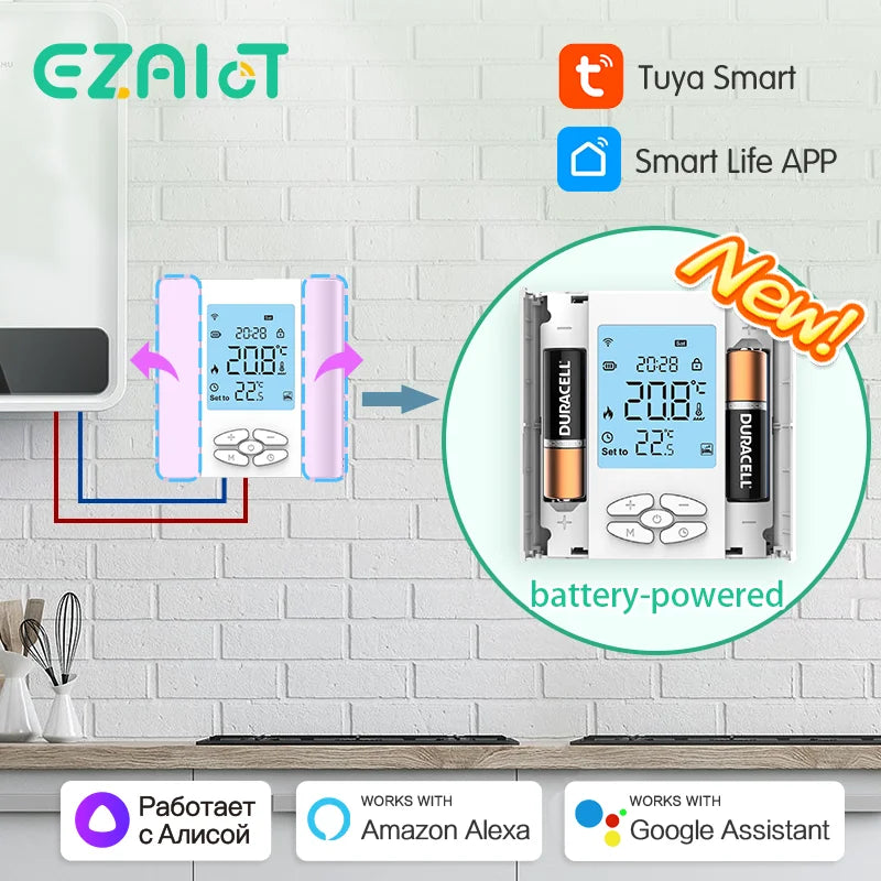ZigBee Battery-Powered Thermostat - SyncYourHome