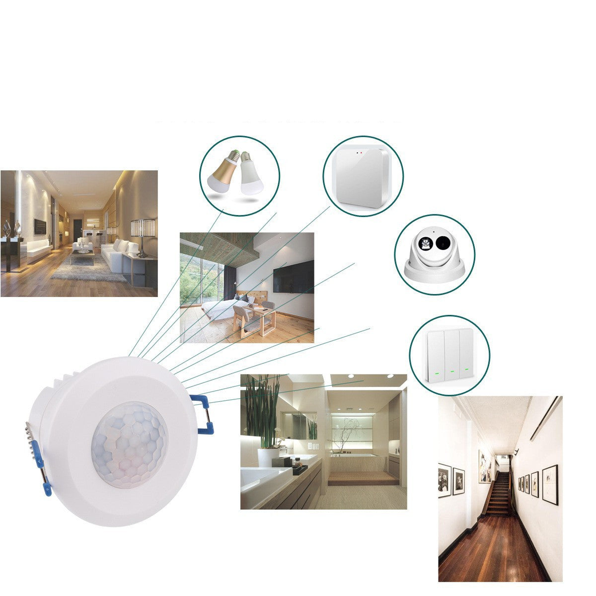 Graffiti Zigbee PIR Motion Sensor - SyncYourHome