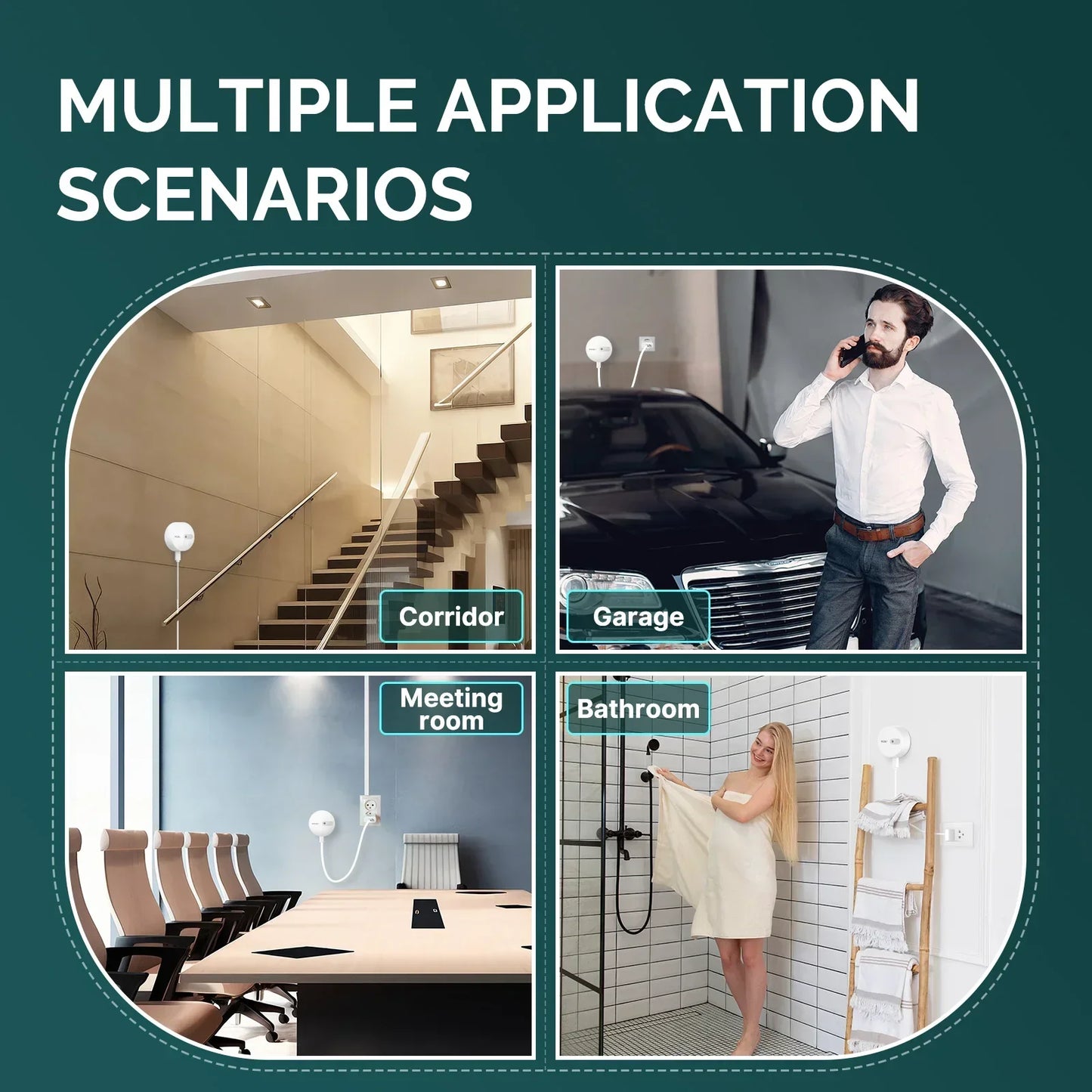 MOES ZigBee Human Presence Sensor Detector (Linptech) - SyncYourHome | Multiple Application Scenarios