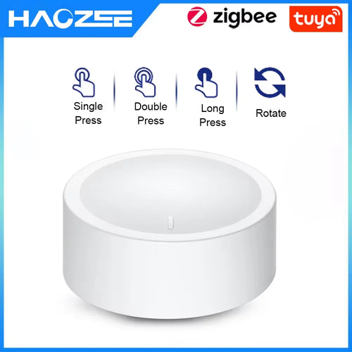 Tuya Zigbee Scene Switch Dimmer Button Knob Controller | Works with Tuya Smart Life, Home Assistant, Hubitat, Smart Things | SyncYourHome