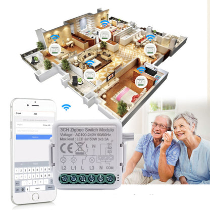 Tuya Zigbee Smart Switch Module On-off Device - SyncYourHome