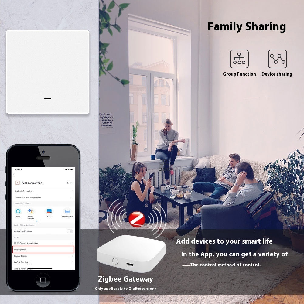 Graffiti Zigbee Smart Switch - SyncYourHome