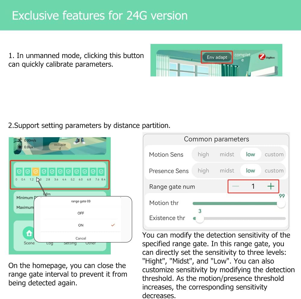 Zigbee 24G mmWave Sensor MTD285 - SyncYourHome