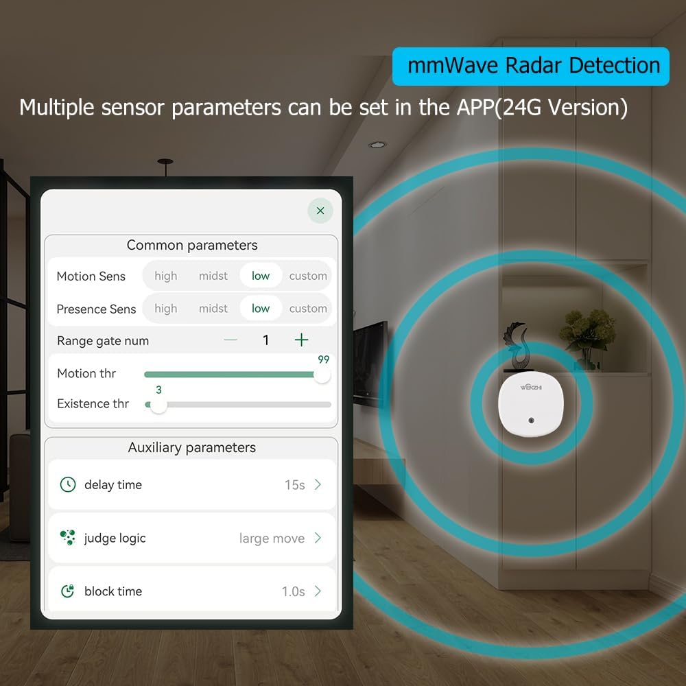Zigbee 24G mmWave Sensor MTD285 - SyncYourHome