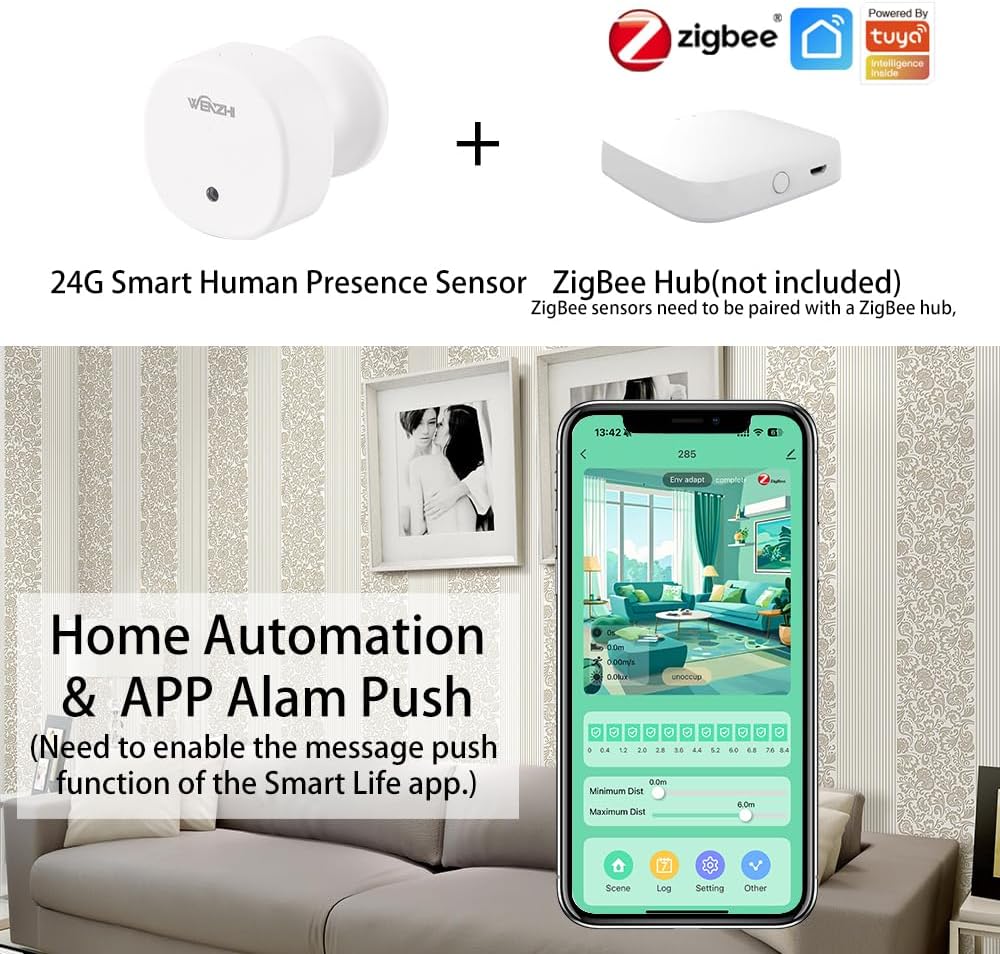 Zigbee 24G mmWave Sensor MTD285 - SyncYourHome