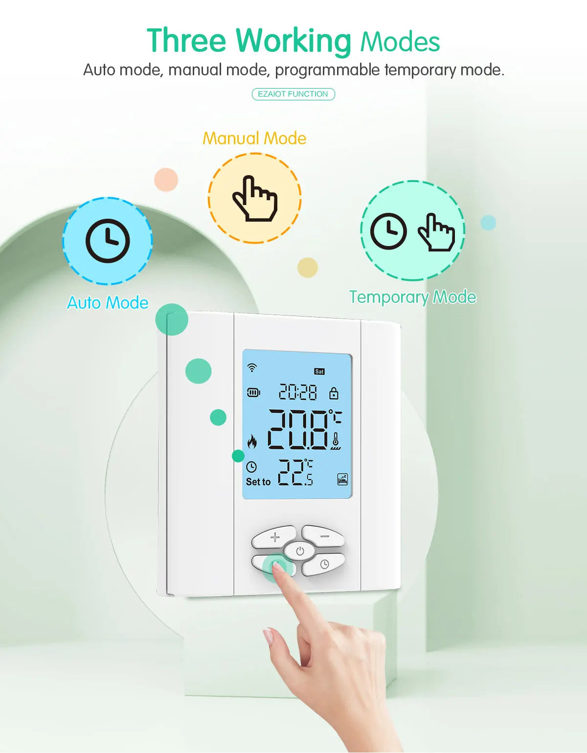 ZigBee Battery-Powered Thermostat - SyncYourHome