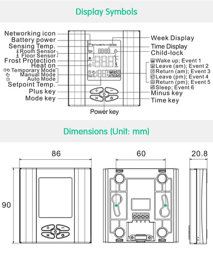ZigBee Battery-Powered Thermostat - SyncYourHome