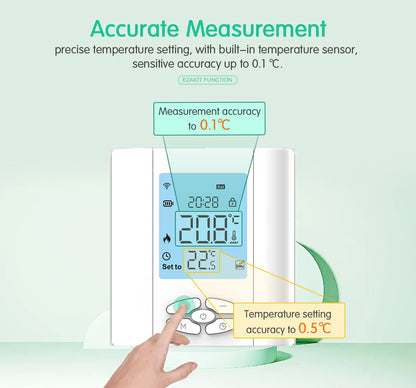ZigBee Battery-Powered Thermostat - SyncYourHome