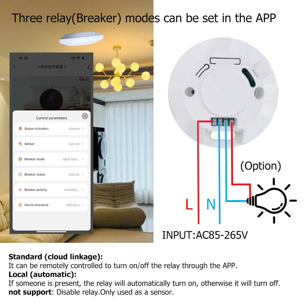 ZigBee 5.8G/24G MmWave Radar (Wenzhi) - SyncYourHome