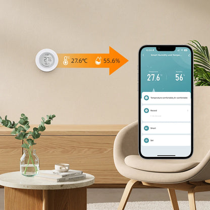AVATTO Tuya ZigBee Smart Temperature And Humidity Sensor With E-ink Screen (ZWHS16) - SyncYourHome