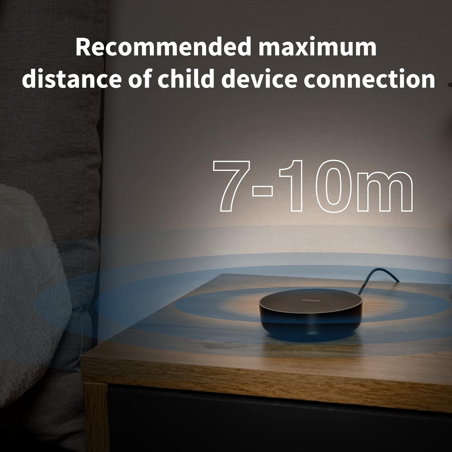 Aqara Smart Hub M2 Matter Bridge - recommended maximum distance of child device connection