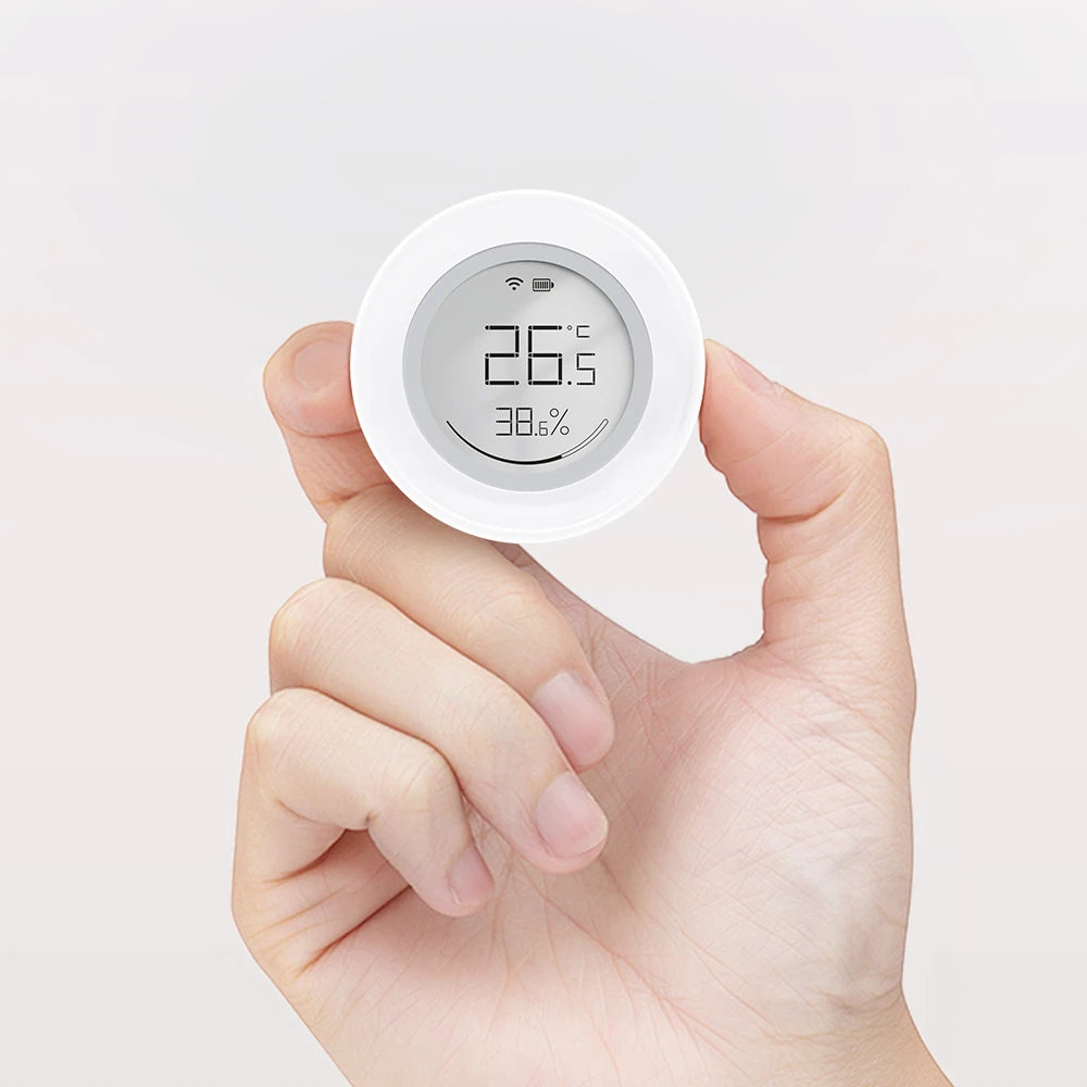 AVATTO Tuya ZigBee Smart Temperature And Humidity Sensor With E-ink Screen (ZWHS16) | Works with Tuya Smart Life, Home Assistant, Hubitat, Smart Things