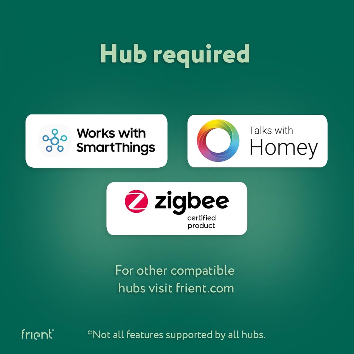 Intelligent Smoke Alarm | Wireless Smoke Sensor | Instant Fire Notification | Battery-powered | Zigbee | Works with Hubitat, SmartThings, Homey, and Home Assistant