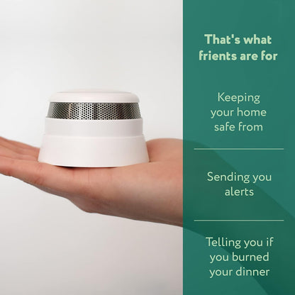 frient Intelligent Smoke Alarm | Keeping your home safe, sedning your alerts, telling you if you burned your dinner | Works with Hubitat, SmartThings, Homey, and Home Assistant