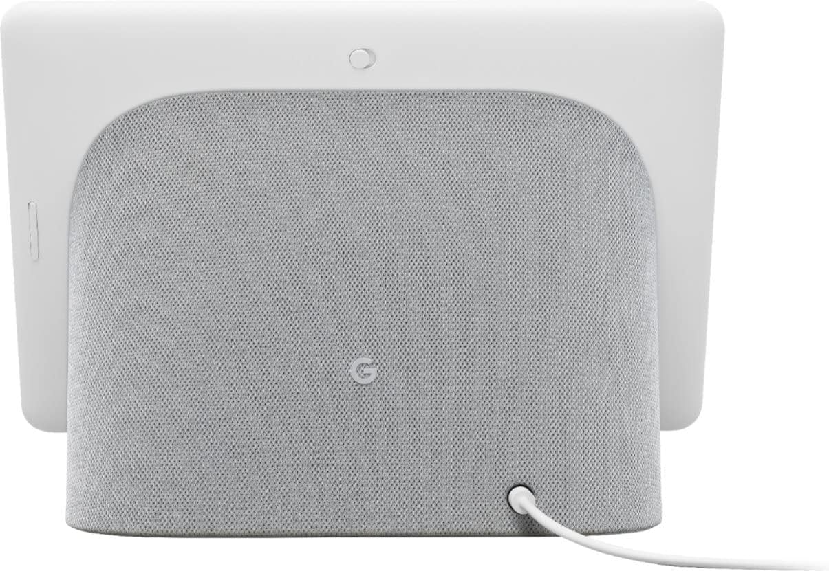 Google Nest Hub Max 10" Smart Display with Google Assistant - Chalk | Back View