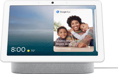 Google Nest Hub Max 10" Smart Display with Google Assistant - Chalk | Front View