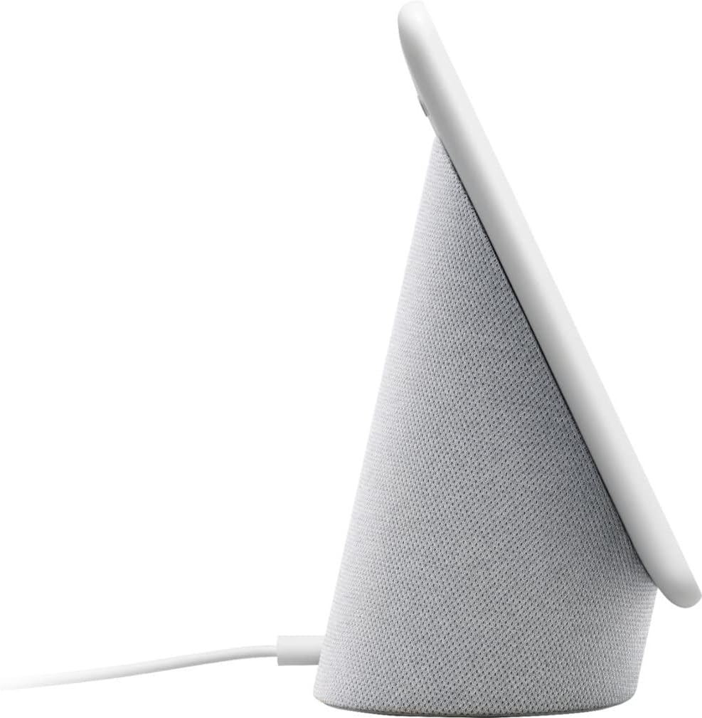 Google Nest Hub Max 10" Smart Display with Google Assistant - Chalk | Left view