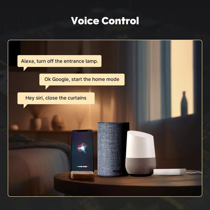 Moes Tuya Zigbee Mater Thread Gateway | Voice Control | Works with Google Home, Amazon Alexa, Apple Home, Home Assistant, Smart Things, Hubitat, Homey |