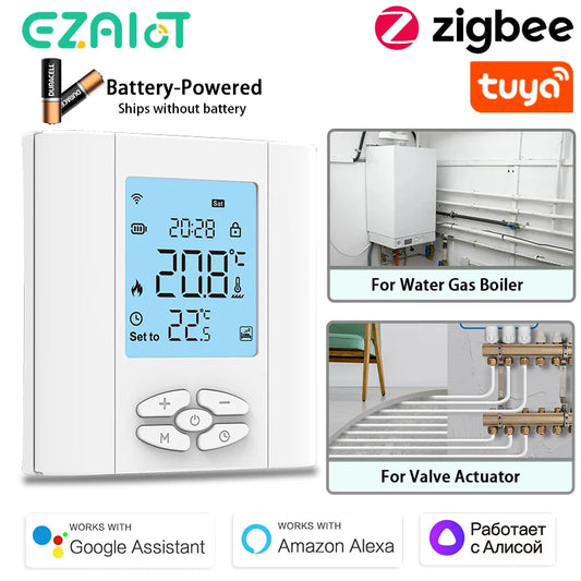ZigBee Battery-Powered Thermostat - SyncYourHome