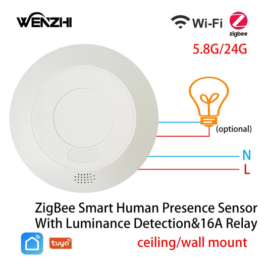 ZigBee 5.8G/24G MmWave Radar (Wenzhi) - SyncYourHome